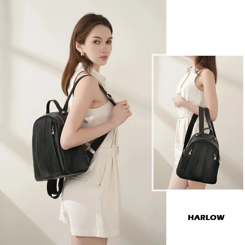 Harlow sac à dos cuir femme