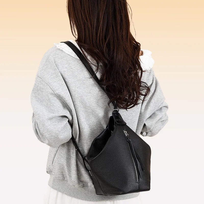 Tino petit sac à dos cuir convertible bandoulière