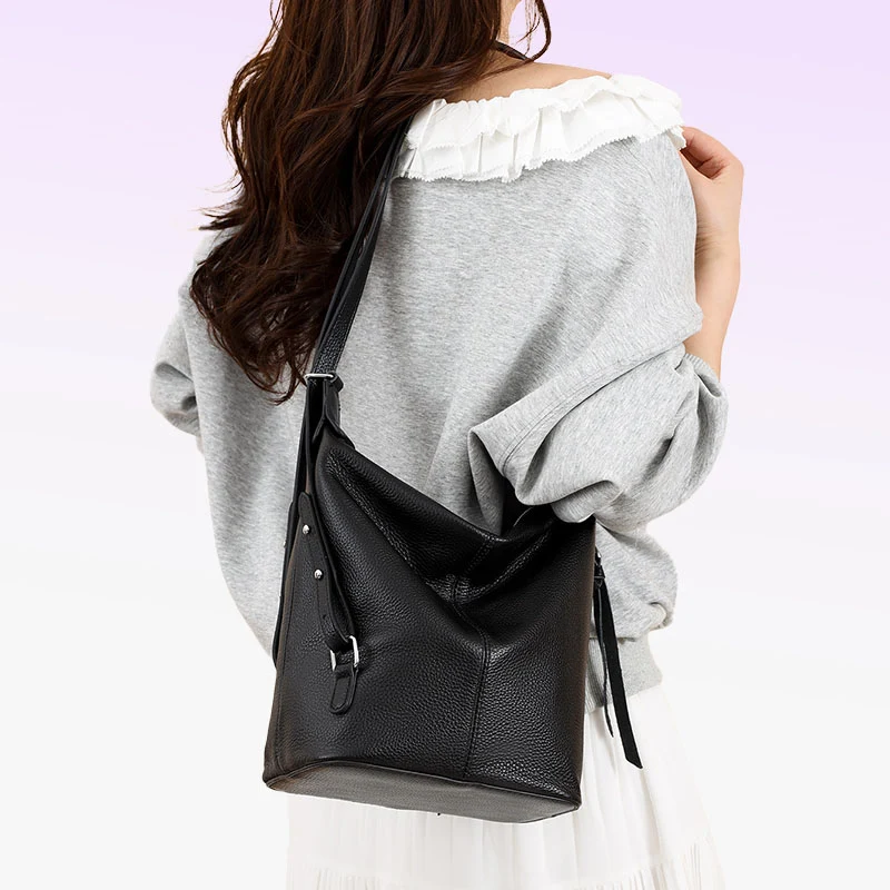 Tino petit sac à dos cuir convertible bandoulière