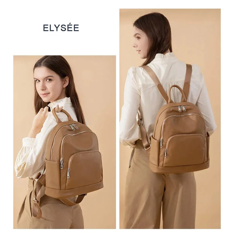 Elysée sac à dos sécurisé femme cuir