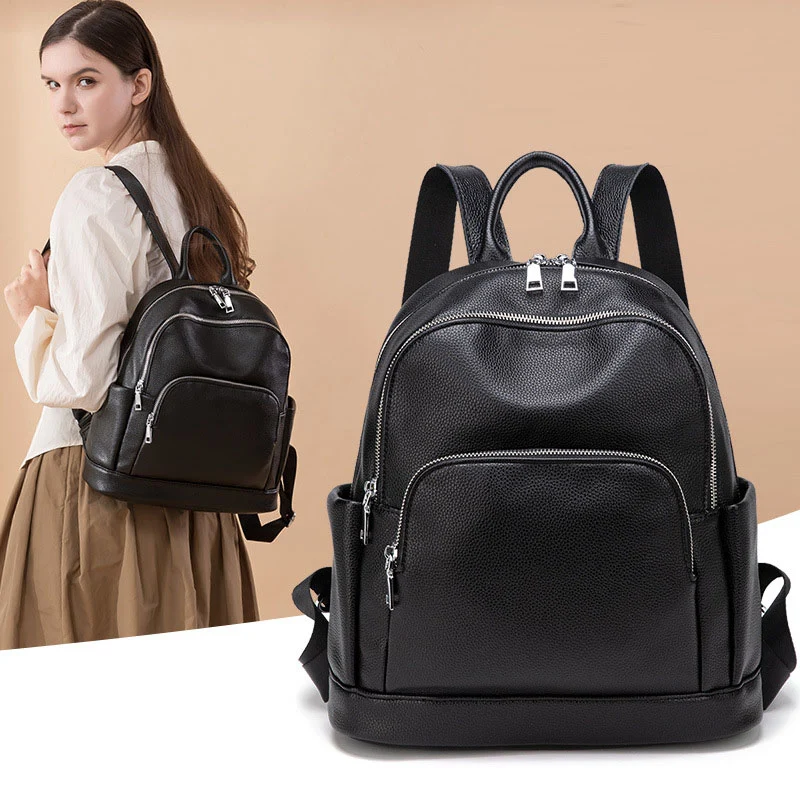 Elysée sac à dos sécurisé femme cuir