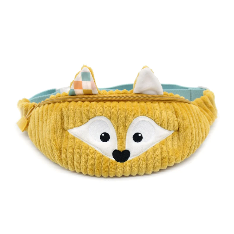 Sac banane en velours côtelé Cyranos le renard